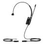 Yealink YHS36 Headset Bedraad Hoofdband Kantoor/callcenter Zwart, Zilver (1308020) thumbnail
