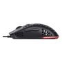 Trust GXT 928 Helox Gaming Muis - Ultralichte gamingmuis – 6 programmeerbare knoppen – 6400 DPI – Zwart (25306) thumbnail