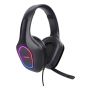 Trust GXT 416 Zirox Gaming Headset - USB gamingheadset – RGB-verlichting – Opklapbare microfoon – Zwart (25331) thumbnail