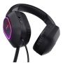 Trust GXT 416 Zirox Gaming Headset - USB gamingheadset – RGB-verlichting – Opklapbare microfoon – Zwart (25331) thumbnail