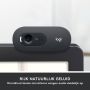 Logitech C505 HD webcam 1280 x 720 Pixels USB Zwart (960-001363) thumbnail