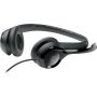Logitech H390 Headset Bedraad Hoofdband Kantoor/callcenter USB Type-A Zwart (981-000014) thumbnail