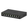 NETGEAR GS308E Managed L2/L3 Gigabit Ethernet (10/100/1000) Power over Ethernet (PoE) Zwart (GS308E-400EUS) thumbnail