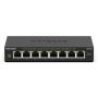NETGEAR GS308E Managed L2/L3 Gigabit Ethernet (10/100/1000) Power over Ethernet (PoE) Zwart (GS308E-400EUS) thumbnail