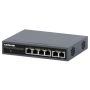 Intellinet PoE-gevoede 6-poorts lite smart managed PoE+ netwerk switch met 4 GbE-poorten / 2 GbE-uplinks en PoE passthrough, 3 jaar garantie (562034) thumbnail