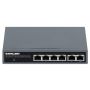 Intellinet PoE-gevoede 6-poorts lite smart managed PoE+ netwerk switch met 4 GbE-poorten / 2 GbE-uplinks en PoE passthrough, 3 jaar garantie (562034) thumbnail