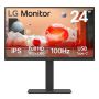 LG 24BA750-B computer monitor 60,5 cm (23.8") 1920 x 1080 Pixels Full HD LCD Zwart (24BA750-B) thumbnail