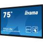 iiyama PROLITE TE7514MIS-B2AG Digitale signage flatscreen 190,5 cm (75") LCD Wifi 435 cd/m² 4K Ultra HD Zwart Touchscreen Type processor Android 24/7 (TE7514MIS-B2AG) thumbnail