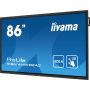 iiyama PROLITE TE8614MIS-B2AG Digitale signage flatscreen 2,18 m (86") LCD Wifi 435 cd/m² 4K Ultra HD Zwart Touchscreen Type processor Android 24/7 (TE8614MIS-B2AG) n/a thumbnail