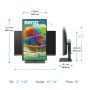 BenQ PD2705U computer monitor 68,6 cm (27") 3840 x 2160 Pixels 4K Ultra HD LED Zwart (9H.LKDLA) thumbnail