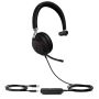 Yealink UH38 Mono UC Headset Bedraad en draadloos Hoofdband Kantoor/callcenter Bluetooth Zwart (1308080) thumbnail