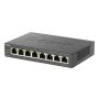 D-Link DGS-1008P/E netwerk-switch Unmanaged L2 Gigabit Ethernet (10/100/1000) Power over Ethernet (PoE) Desktop Zwart (DGS-1008P) thumbnail
