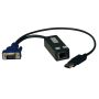 Tripp Lite B078-101-USB-1 toetsenbord-video-muis (kvm) kabel Zwart (B078-101-USB-1) thumbnail