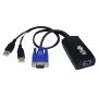 Tripp Lite B078-101-USB2 toetsenbord-video-muis (kvm) kabel (B078-101-USB2) thumbnail