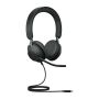 Jabra 24089-999-899 hoofdtelefoon/headset Bedraad Hoofdband Kantoor/callcenter USB Type-C Bluetooth Zwart (24089-999-899) thumbnail