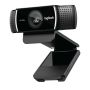 Logitech C922 Pro Stream webcam 1920 x 1080 Pixels USB Zwart (960-001087) thumbnail