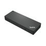 Lenovo ThinkPad Universal Thunderbolt 4 Bedraad Zwart (40B00135IT) thumbnail