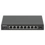 Intellinet 9-poorts 2.5G multi-gigabit netwerk switch, 8x 2.5G RJ45-poorten + 1x 10G SFP+ uplink, onbeheerde switch, desktopformaat, wandmontage mogelijk, 3 jaar garantie (562096) thumbnail