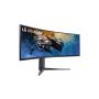 LG 45GR65DC-B computer monitor 114,3 cm (45") 5120 x 1440 Pixels Quad HD Zwart (45GR65DC-B) thumbnail