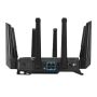 ASUS ROG Rapture GT-BE19000 draadloze router Multi-Gigabit Ethernet Tri-band (2,4 GHz / 5 GHz / 6 GHz) Zwart, Rood (90IG0850-MO9A0V) thumbnail