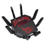 ASUS ROG Rapture GT-BE19000 draadloze router Multi-Gigabit Ethernet Tri-band (2,4 GHz / 5 GHz / 6 GHz) Zwart, Rood (90IG0850-MO9A0V) thumbnail