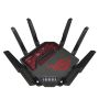ASUS ROG Rapture GT-BE19000 draadloze router Multi-Gigabit Ethernet Tri-band (2,4 GHz / 5 GHz / 6 GHz) Zwart, Rood (90IG0850-MO9A0V) thumbnail