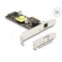 DELOCK PCI Express x1 Karte auf 1x 2,5 Gigabit LAN PoE+ i225 (88506) thumbnail