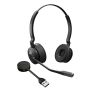 Jabra Engage 55 SE Headset Draadloos Hoofdband Kantoor/callcenter Zwart (9659-410-111-1) thumbnail