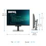 BenQ RD280U computer monitor 71,6 cm (28.2") 3840 x 2560 Pixels 4K Ultra HD Zwart (9H.LM1LJ.TBE) thumbnail