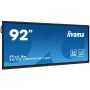 iiyama TE9218UWI-B1AG beeldkrant Interactief flatscreen 2,32 m (91.5") LED Wifi 500 cd/m² 5K Ultra HD Zwart Touchscreen Type processor Android 16/7 (TE9218UWI-B1AG) thumbnail