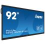 iiyama TE9218UWI-B1AG beeldkrant Interactief flatscreen 2,32 m (91.5") LED Wifi 500 cd/m² 5K Ultra HD Zwart Touchscreen Type processor Android 16/7 (TE9218UWI-B1AG) thumbnail