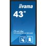 iiyama TF4339AS-B1AG computer monitor 108 cm (42.5") 3840 x 2160 Pixels 4K Ultra HD LED Touchscreen Zwart (TF4339AS-B1AG) thumbnail