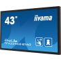 iiyama TF4339AS-B1AG beeldkrant Digitale signage flatscreen 108 cm (42.5") LED 500 cd/m² 4K Ultra HD Zwart Touchscreen Type processor Android 24/7 (TF4339AS-B1AG) n/a thumbnail