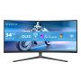 Philips Evnia 34M2C6500/00 computer monitor 86,4 cm (34") 3440 x 1440 Pixels Wide Quad HD QDOLED Grijs (34M2C6500/00) thumbnail
