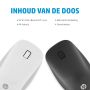 HP 410 Slim witte Bluetooth-muis (4M0X6AA) thumbnail