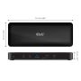 CLUB3D CSV-1583 laptop dock & poortreplicator Bedraad Thunderbolt 4 Zwart (CSV-1583) thumbnail