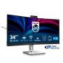 Philips 6000 series 34B2U6603CH/00 computer monitor 86,4 cm (34") 3440 x 1440 Pixels Wide Quad HD LCD Grijs (34B2U6603CH/00) thumbnail