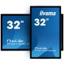 iiyama ProLite TF3215MC-B2AG computer monitor 80 cm (31.5") 1920 x 1080 Pixels Full HD LED Touchscreen Kiosk Zwart (TF3215MC-B2AG) thumbnail