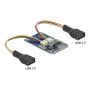 Delock MiniPCIe I/O PCIe full size met 2x USB (95242) thumbnail