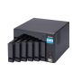 QNAP TVS-672N NAS Tower Intel® Core™ i3 i3-8100T 4 GB DDR4 QNAP Turbo System Zwart (TVS-672N-I3-4G) thumbnail