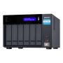 QNAP TVS-672N NAS Tower Intel® Core™ i3 i3-8100T 4 GB DDR4 QNAP Turbo System Zwart (TVS-672N-I3-4G) thumbnail