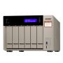 QNAP TVS-673E NAS Tower AMD Embedded R-Series SoC RX-421BD 8 GB DDR4 QNAP Turbo System Grijs (TVS-673E-8G) thumbnail