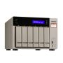QNAP TVS-673E NAS Tower AMD Embedded R-Series SoC RX-421BD 8 GB DDR4 QNAP Turbo System Grijs (TVS-673E-8G) thumbnail
