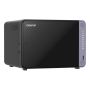 QNAP TS-632X-4G data-opslag-server NAS Tower Alpine Alpine AL-524 4 GB DDR4 QNAP QTS Zwart (TS-632X-4G) thumbnail