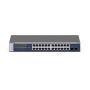 NETGEAR GS724Tv6 Managed L2+/L3 Gigabit Ethernet (10/100/1000) 1U Blauw, Grijs (GS724T-600EUS) thumbnail