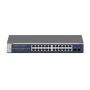 NETGEAR GS724Tv6 Managed L2+/L3 Gigabit Ethernet (10/100/1000) 1U Blauw, Grijs (GS724T-600EUS) thumbnail
