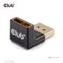 CLUB3D DisplayPort Male to DisplayPort 1.4 Female 90 Degree Angled Adapter 4K120Hz M/F (CAC-1008) thumbnail