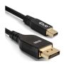 CLUB3D Mini DisplayPort™ to DisplayPort™ Bi-Directional VESA DP80 Certified Cable M/M 1m/3.28ft (CAC-1116) thumbnail