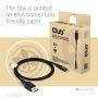 CLUB3D USB Type-C Cable to DP 2.1 Bi-Directional VESA DP80 Certified Cable M/M 1m/3.28ft (CAC-1559) thumbnail