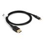 CLUB3D USB Type-C Cable to DP 2.1 Bi-Directional VESA DP80 Certified Cable M/M 1m/3.28ft (CAC-1559) thumbnail